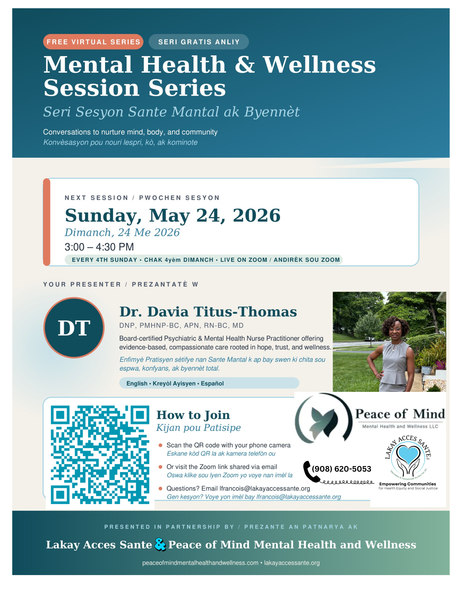 Lakay Accès Santé Inaugurates Mental Health & Wellness Series with Virtual Workshop on Immigrant Stress and Anxiety